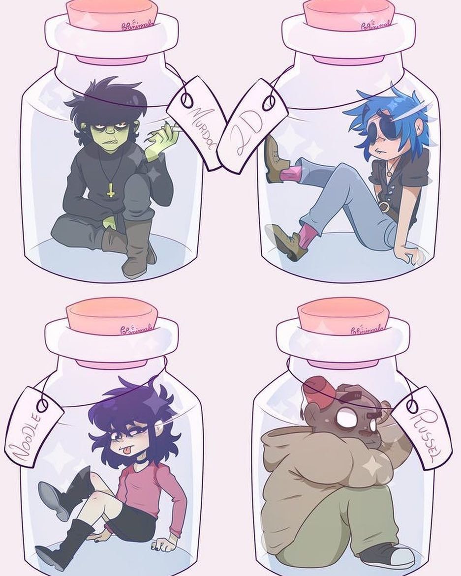 Featured image of post Cute 2D Gorillaz Fan Art