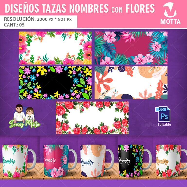 Featured image of post Flores Fondos Para Sublimar Tazas