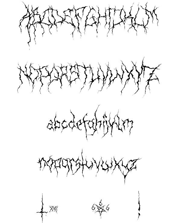 Featured image of post Xxii Ultimate Black Metal Font